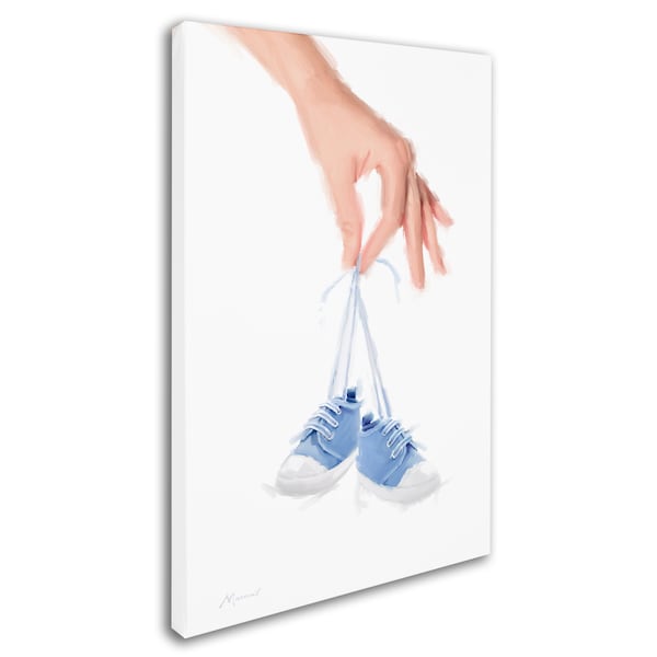 The Macneil Studio 'Blue Booties' Canvas Art,12x19